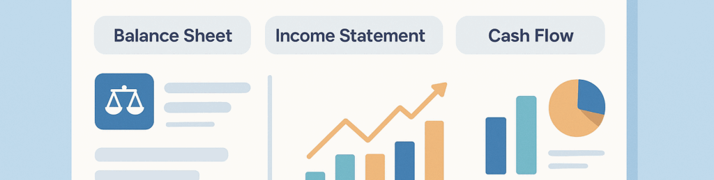 How to read financial reports like Balance Sheet Income Statement and Cash Flow reports Blog  Gnesist Accounting Firm