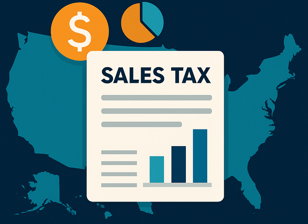 List of states that charge sales tax on services 02 the complete list of states that charge sales tax on services US map with sales tax on services report on top